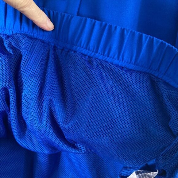 Mens Ben Hogan 1/4 Zip Performance Golf Jacket Blue Lime Mesh Lined M - Picture 7 of 9